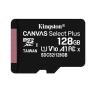 Kingston TRANS FLASH 128 GB CANVAS SELECT PLUS (SDCS2/128GBSP) CLASS 10