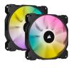 Corsair VENTOLA PER CASE ICUE SP140 140X140 RGB ELITE PERFORMANCE (CO-9050111-WW) DUAL PACK NERO