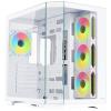 iTek CASE GAMING DARK CAVE AKU - NO ALIMENTATORE - ARGB FAN - BIANCO (ITGCADCAKW)
