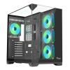 iTek CASE GAMING DARK CAVE PANO - NO ALIMENTATORE - ARGB FAN - NERO (ITGCADCPAB)