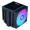 iTek VENTOLA DISSIPATORE AD ARIA ICY-6HATP SKT UNIVERSALE 12CM RGB NERO