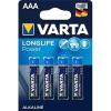 Varta BATTERIE MINISTILO LONGLIFE POWER AAA CONF.4 PZ