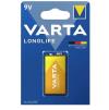 Varta BATTERIA LONGLIFE 9V ALKALINA - 1PZ
