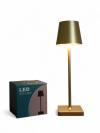  Marca non in elenco LAMPADA DA TAVOLO RICARICABILE CORDLESS - COLORE DORATO ORO