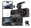  Marca non in elenco TELECAMERA DASH CAM BLACK BOX DVR RECORDER PER AUTO - 3 CANALI - 1080P WIFI