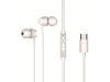 Conceptronic AURICOLARI BRENDAN03W IN-EAR CON CONNETTORE TIPO C - BIANCO