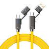 Andowl CAVO DI RICARICA RAPIDA 4-IN-1 100W Q-SJ58 USB-C/LIGHTNING