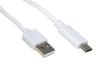 Link CAVO USB 2.0 A MASCHIO / USB-C  MT 1.8 BIANCO (LKC2018)