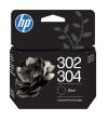 HP CARTUCCIA ORIGINALE B7RT7AE N.302+304 NERO