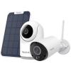 Reolink TELECAMERA SORVEGLIANZA E-SERIES E321 + ARGUS B320 WIFI A BATTERIA CON PANNELLO SOLARE 