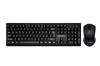 Tecnonew KIT TASTIERA + MOUSE WIRELESS NERA (TN-WS736)